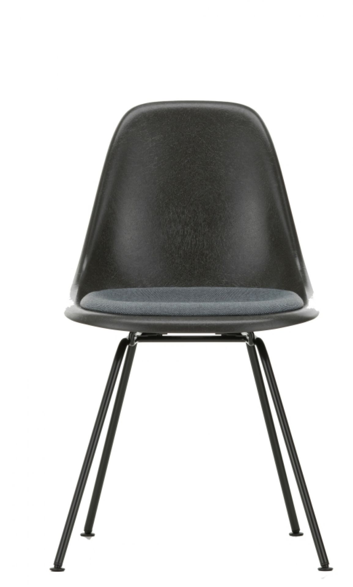 Eames Fiberglass Chair DSX Stuhl mit Sitzpolster Vitra